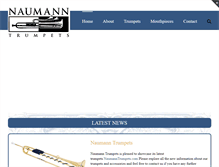 Tablet Screenshot of naumanntrumpets.com